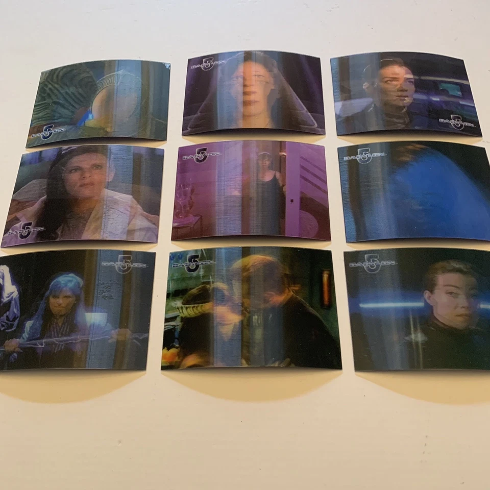 Complete Babylon 5 Chase Insert Lenticular Complete Set W1-W21 - Image 3 of 4