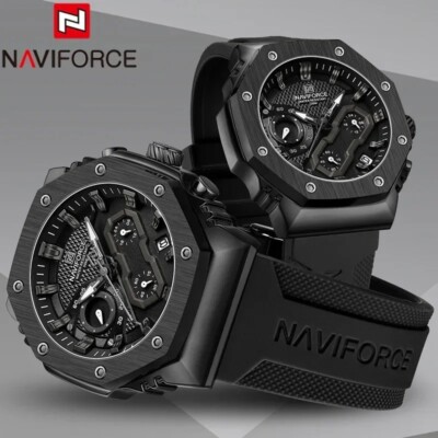 NaviForce Wasserdichte Sport-Paaruhren für Damen & Herren   Militärische Armband