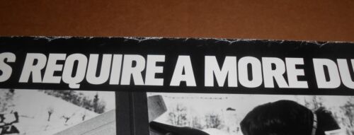 Maxell Portable Tape Decks It’s Worth It Poster Original Promo 44x24 Skier - Picture 3 of 5