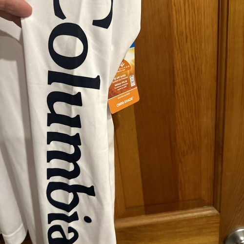 NWT Columbia Rapid Creek Long Sleeve Omni-Shade Men's White Shirt Size S Small - Picture 6 of 7
