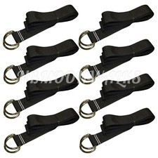 Bounce House Straps 2"x15' Long D-RING Water Slide Obstacle Course Inflatable