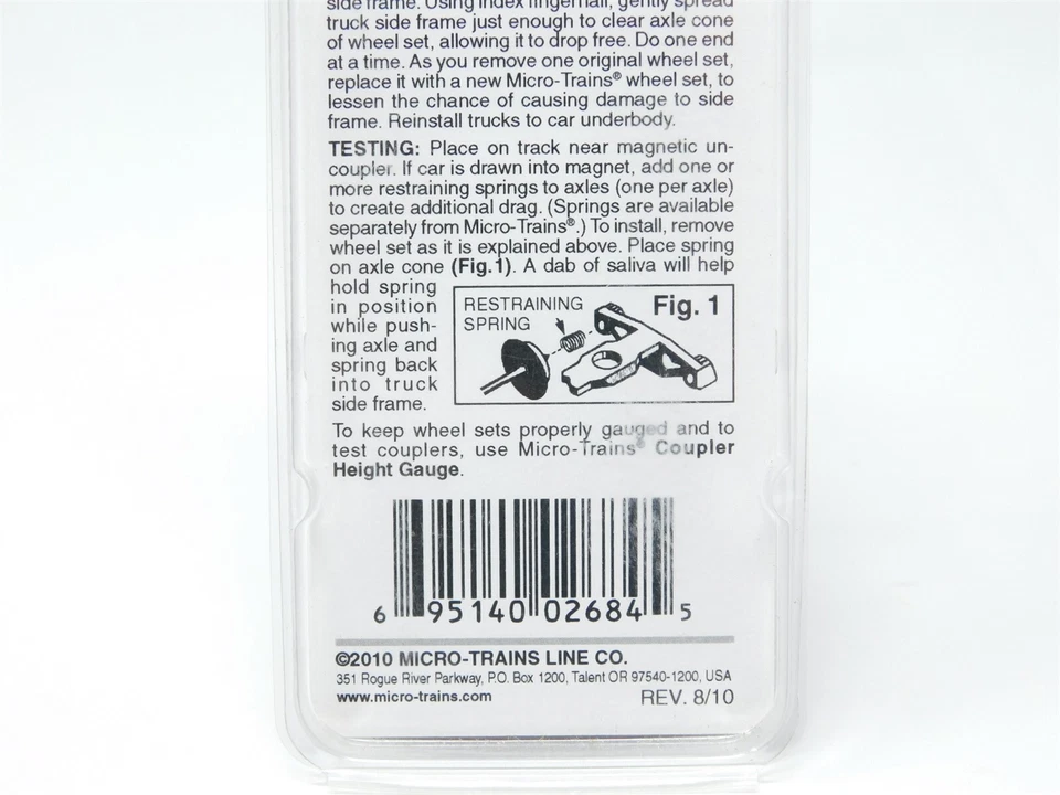 Microtrenes Escala N MTL 00312009 (402-100) Pasajero 36" Ruedas Negro 100 Ejes Foto 4 de 4