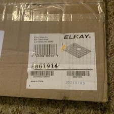 Elkay Bottom Grid Polished Stainless Steel 19-1/4" x 14" x 1-1/4" EBG1914