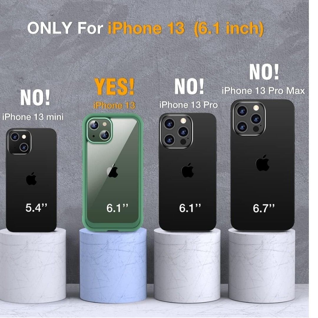 Compatible with iPhone 13 case 6.1 inch, 2023 New Full-Body