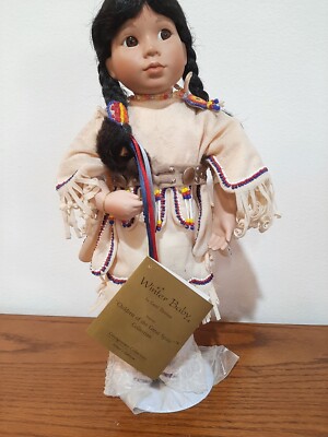 Winter Baby Porcelain Doll Signed by Carol Theroux Artist's Limited Edition 