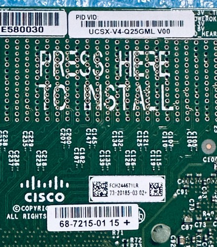 25GB Cisco UCSX-V4-Q25GML Cisco Systems Ucs VIC 14425 4X25G Mlom Compute NODE - Photo 4/4