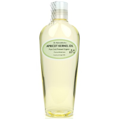 8 OZ APRICOT KERNEL OIL PURE ORGANIC *FREE S&H!*