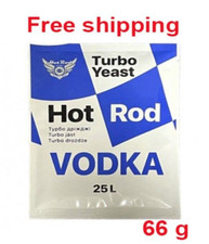 Yeast for moonshine Turbo yeast Hot Rod Vodka for 25 liters 66g 2.3 oz 