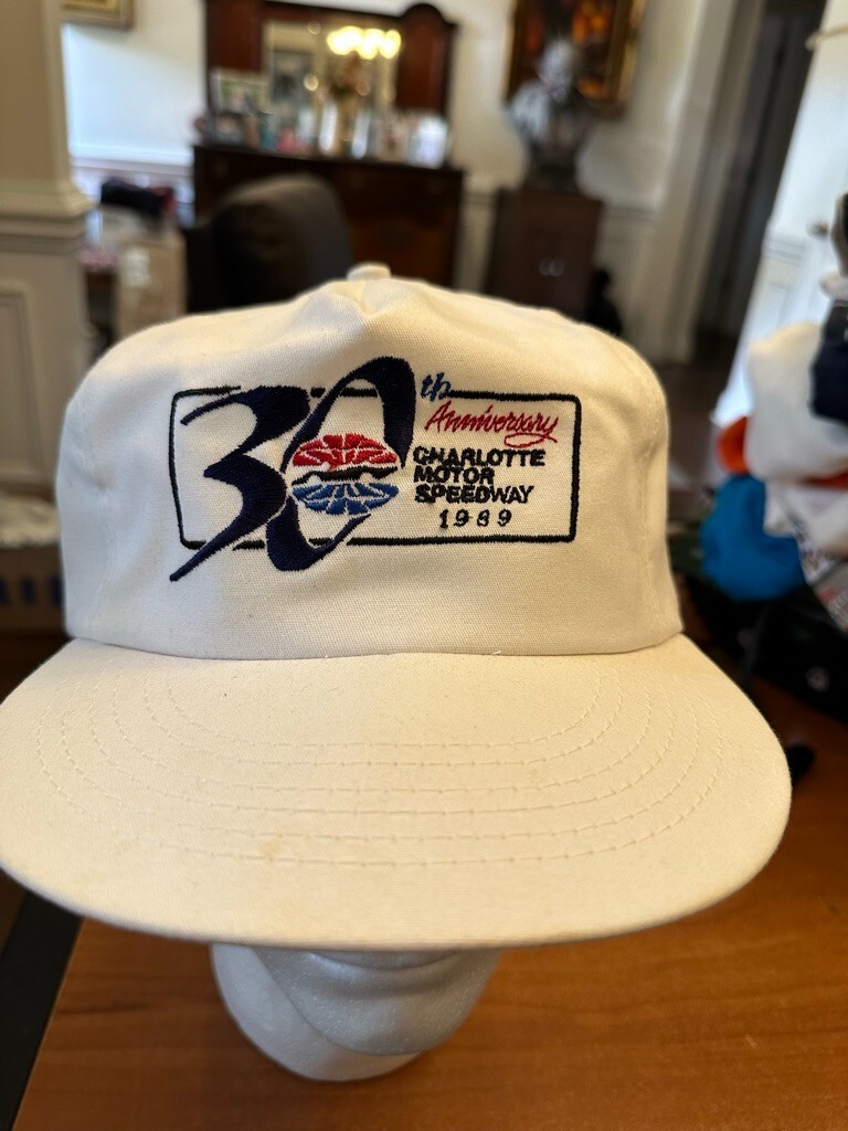 1989 Snapback Hat Charlotte Motor Speedway USA 30th