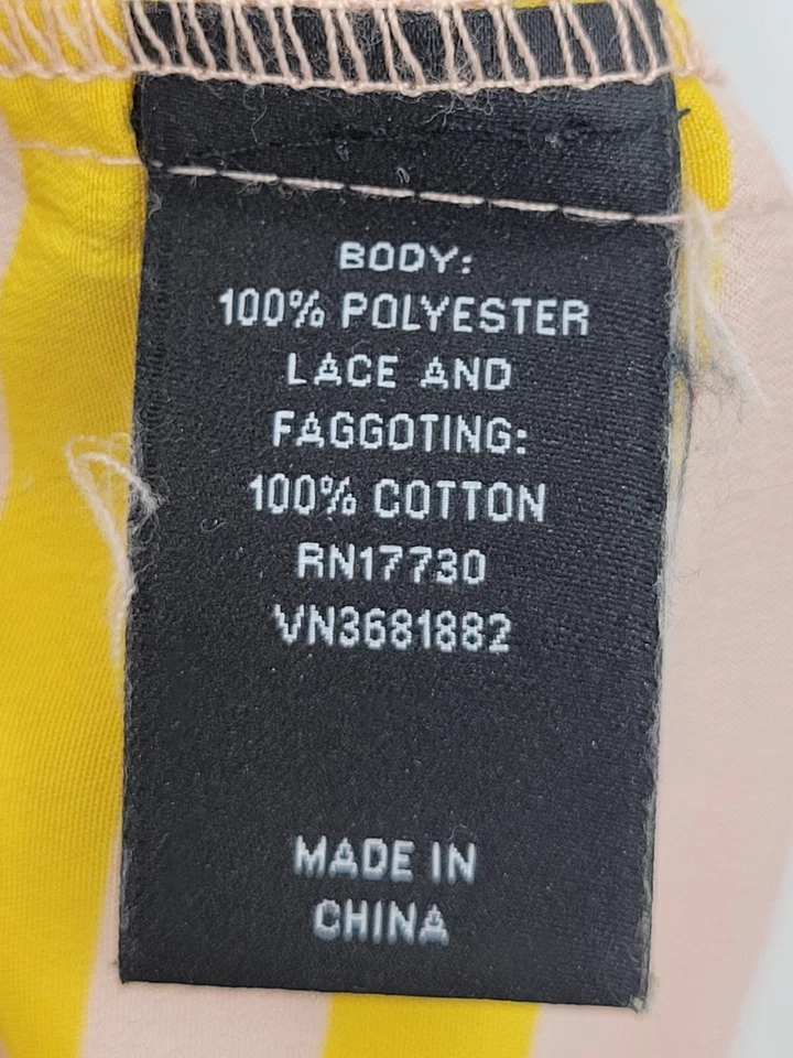 Vestido feminino Jason Wu para Target pequeno rosa listra preta plissada com cinto anos 70 - Imagem 4 de 4