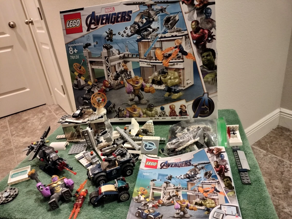 Lego marvel avengers compound battle cheap 76131