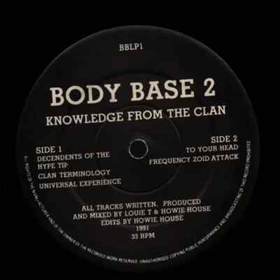 Body Base Knowledge From The Clan Vinyl Single 12inch Body Base
