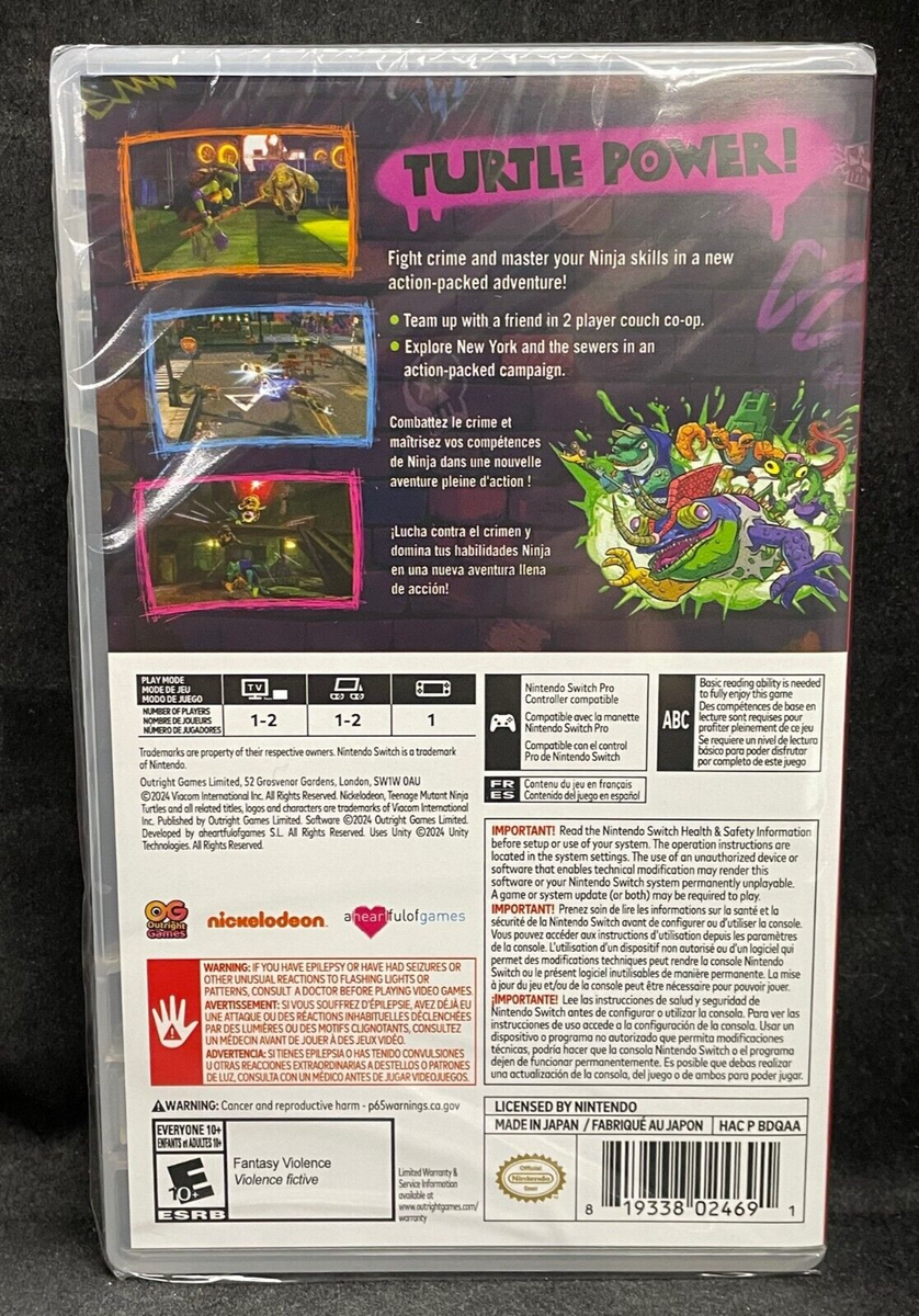 Teenage Mutant Ninja Turtles: Mutants Unleashed (Nintendo Switch