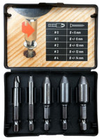 Schrauben Entferner Extraktor Set Schraubenausdreher Linksausdreher Set 5 Teilig