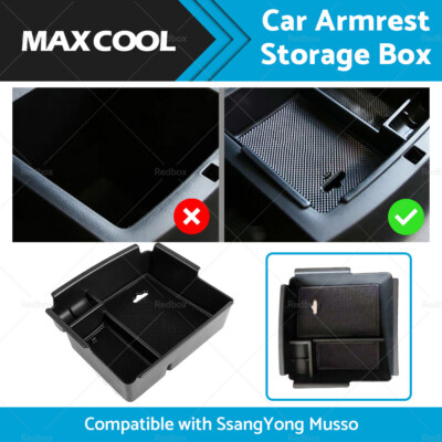 Center Console Armrest Storage Box Tray for SsangYong Musso 19-22
