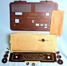 Nordmende Carmen 55  Front, Skalenscheibe, Schriftzug, Lautsprecher, Knöpfe usw.