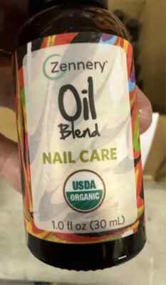 USDA Certified Organic Nail Care Essential Oil Blend by Zennery, 1 oz
