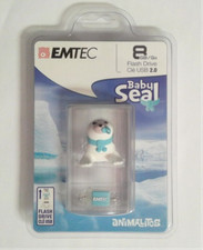 ECMMD8GM334 - EMTEC 8GB Flash Drive Cl USB 2.0 Baby Seal - Brand New NTSC
