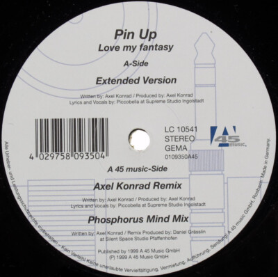 Pin Up - Love My Fantasy (12'') (Very Good Plus (VG+)) - 1927257632