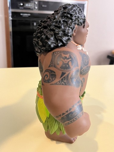 Figura de acción Posable Disney Moana Maui / Muñeca DemiGod de 8" The Rock - Imagen 2 de 7