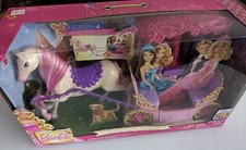 Rarität - Barbie - Die Prinzessinnen-Akademie, Barbie -Kutsche und Pferd