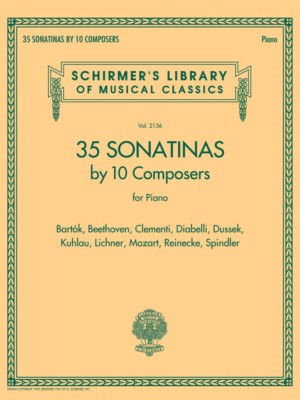 35 Sonatinas by 10 Composers for Solo Piano Sheet Music Book 050601133