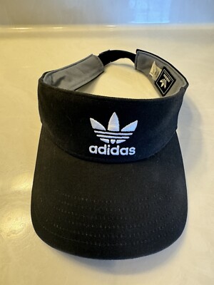 Adidas Adjustable visor black 100% cotton