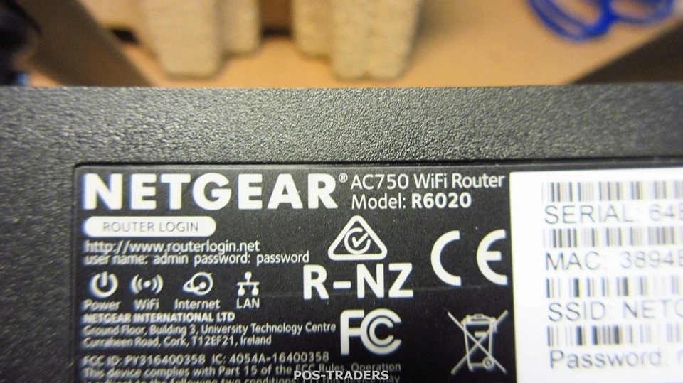 NETGEAR AC750 R6020 Dual Band WiFi Router 750 Mbps 4-Port LAN - NEU NEW NO BOX - Bild 4 von 4