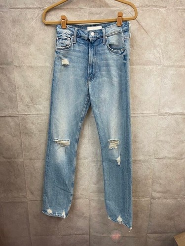Mother Superior Women's High Waisted Rider Skimp Blue Jeans Size 27