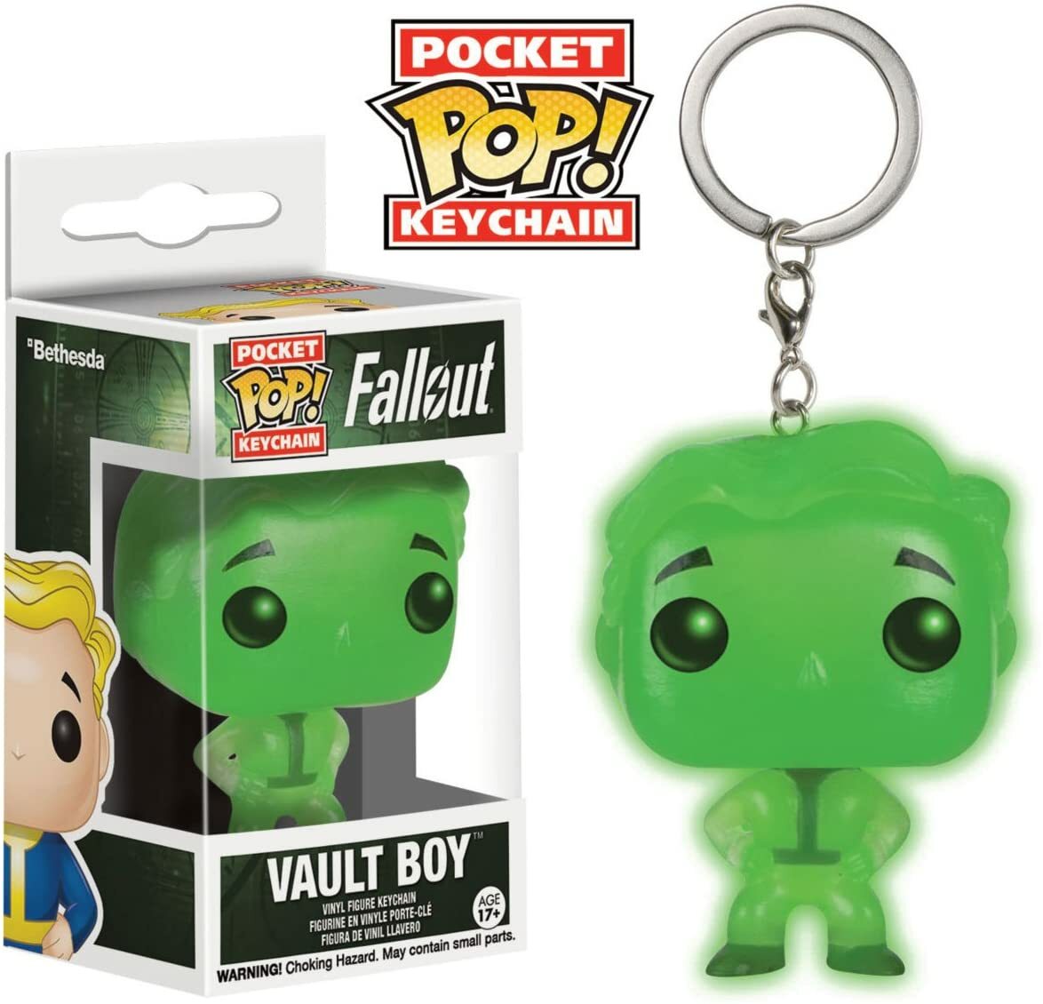 Fallout - Vault Boy Glow in the Dark - Schlüsselanhänger Funko
