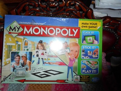 Hasbro - My Monopoly Brettspiel - BRANDNEU (NOCH VERSIEGELT) KOSTENLOSE PP.
