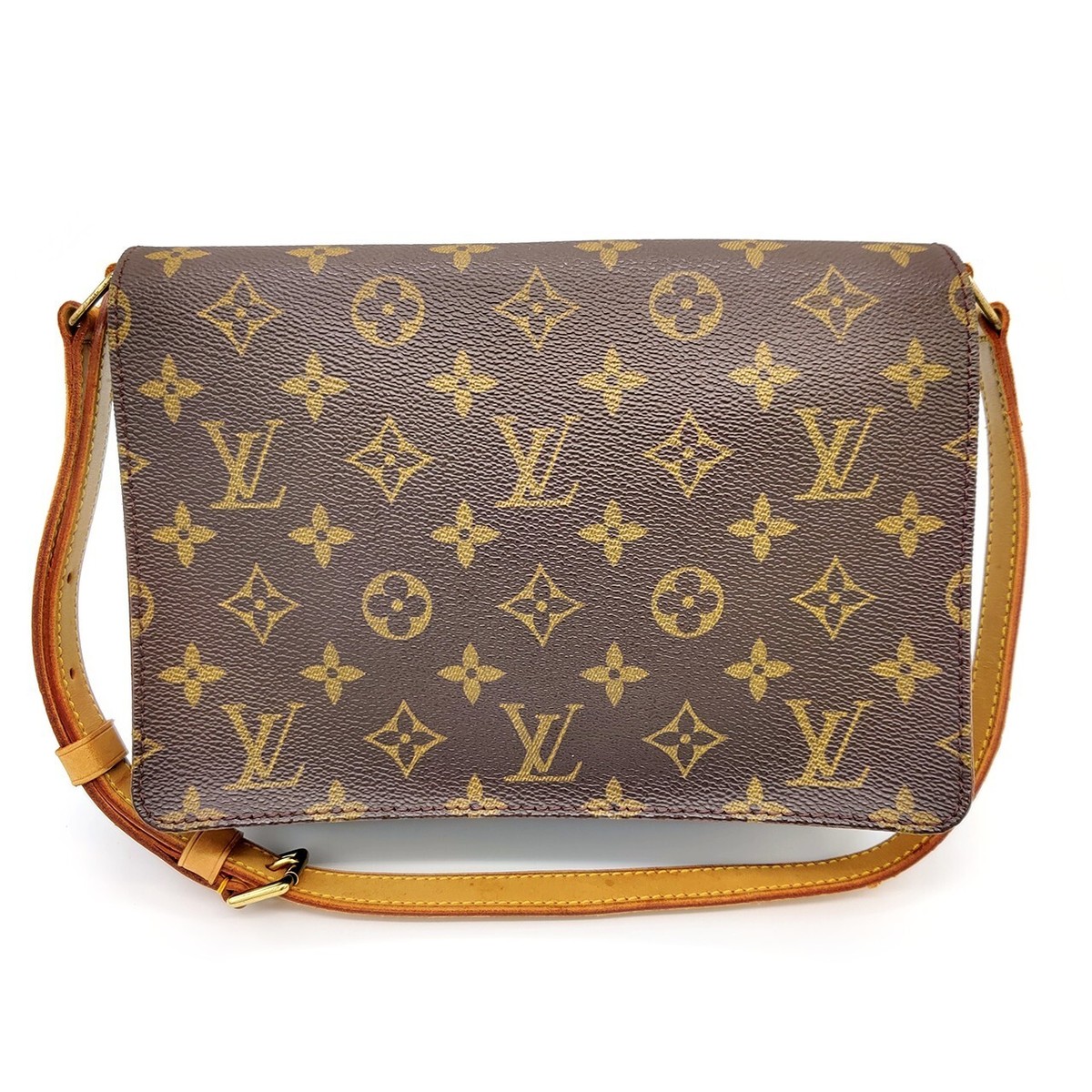 Louis-Vuitton Shoulder bag Monogram Musette Tango M51257 Short