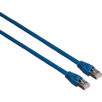Lot of 2 Comprehensive Cat6a Shielded Patch Cable Blue 3ft Category 6a Network