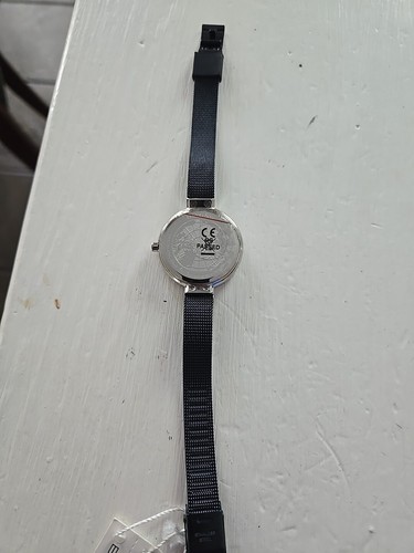 Bering Blue Slim Solar Collection Polished Silver, Strap Length: 180 mm Women's - Picture 4 of 4