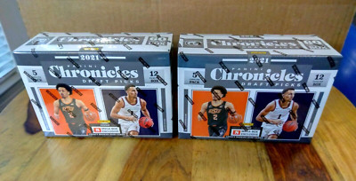 2021 Panini Chronicles Draft Picks Basketball Mega Box Lot of 2 Boxes