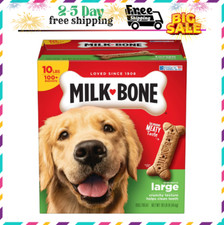 Milk-Bone Original Dog Biscuits, Large Crunchy Dog Treats, 10 lbs.