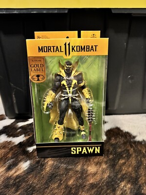 Mortal Kombat 11 SPAWN Figure Gold Label Walmart Exclusive McFarlane Toys 2021