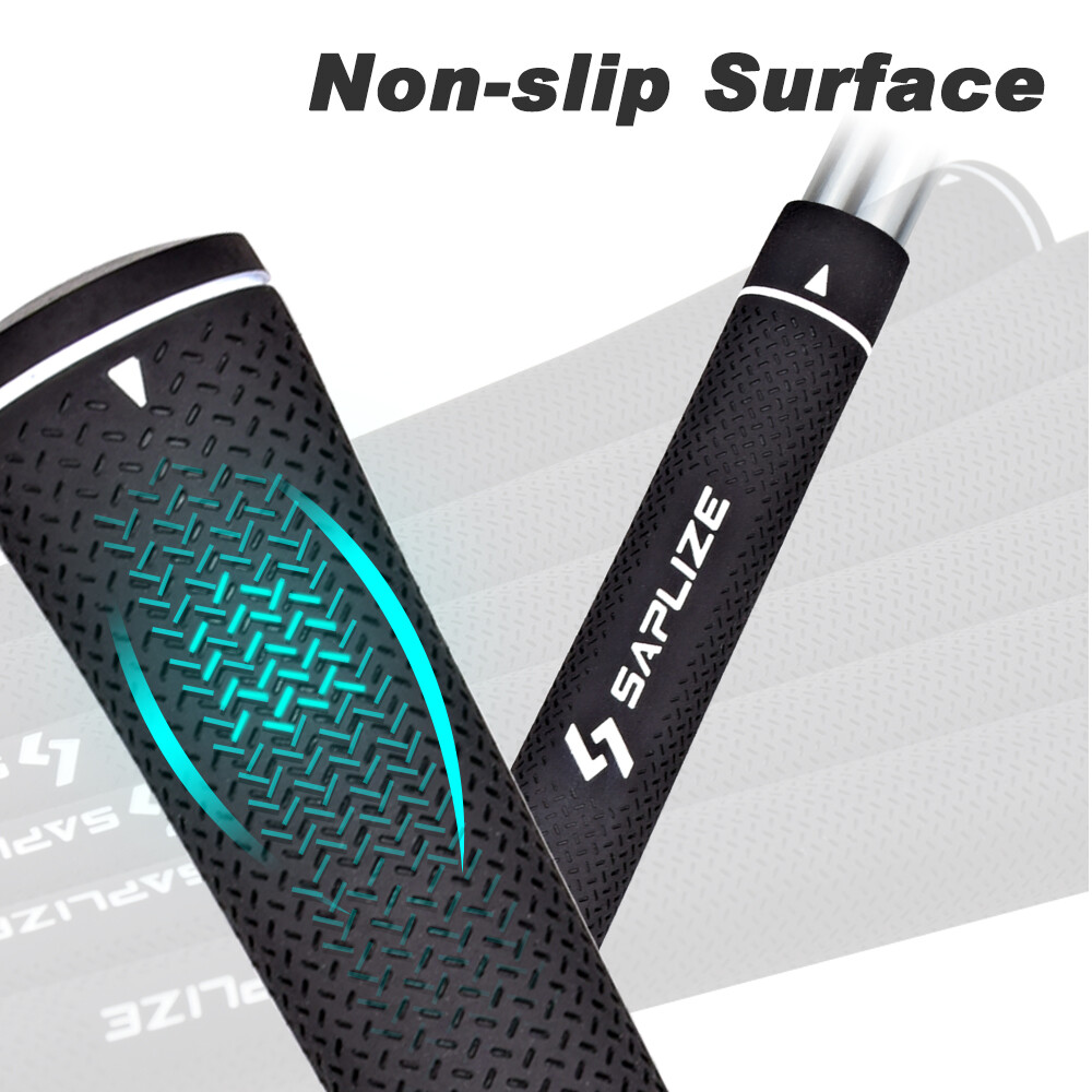 Rubber Golf Grips 13pcs with 15 Tapes, Midsize, Golf Club Grips, Black eBay