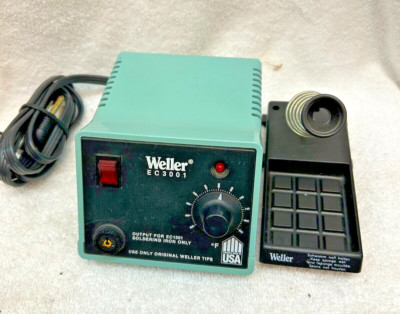 Weller EC3001c Soldering Iron Power Unit   25W  w/holder Bench tested