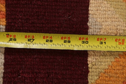 Exquisite Nepalese Indian Wool Rug Bedroom 6x8 ft Red Carpet - Picture 21 of 22