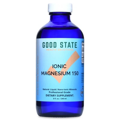Liquid Ionic Magnesium 150 8 fl oz glass bottle by Good State