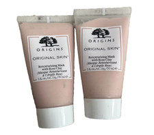 2 ORIGINS Original Skin 1 oz each Retexturizing Mask with Rose Clay