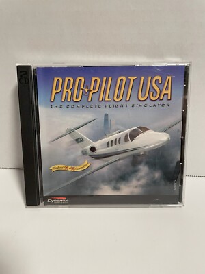 Pro Pilot USA The Complete Flight Simulator PC Rom Game 