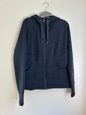 Women Athleta Full Zip Hooded Sweater Sz M