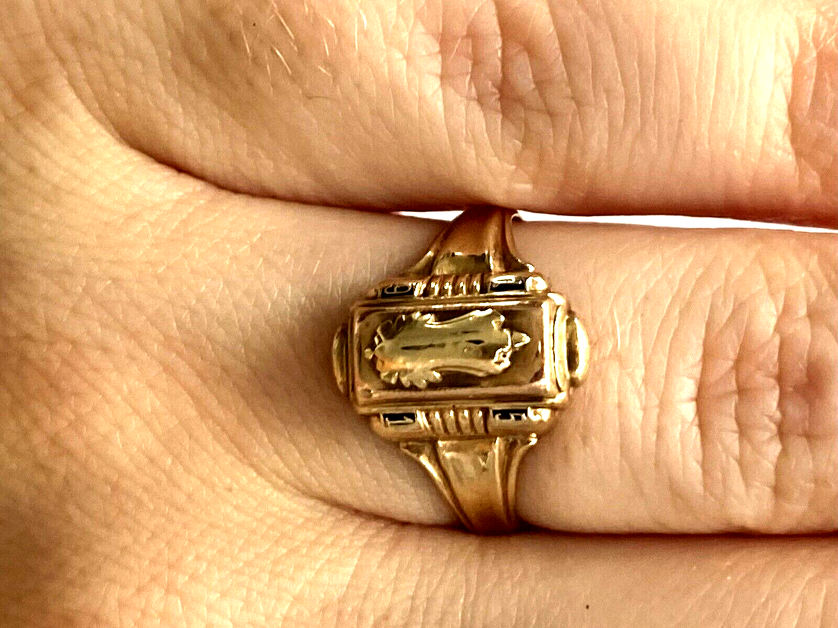 アクセサリー JOSTEN 10k Gold 1951 Class Ring s-l400.jpg