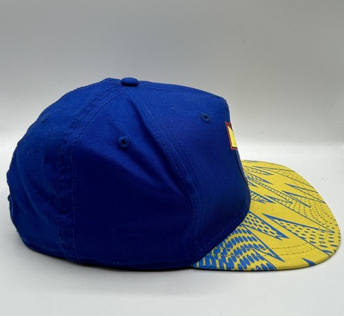 Pikachu Pokemon Cap Hat Youth OSFM Adjustable 2017 Blue Lightning Bolt Anime - Picture 7 of 13