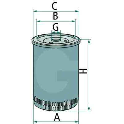 Kraftstofffilter WK731 für Deutz-Fahr 4006 4506 5006 5206 5506 6006 6206 6806