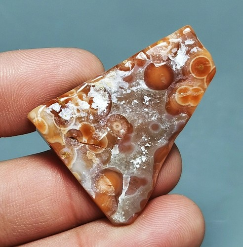 Natural Round Eye 8th Vein Ocean Jasper Agate Quartz Reiki Stone Healing - Bild 6 von 11