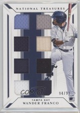 2019 Panini National Treasures Game Gear Material Eights 94/99 Wander Franco im4