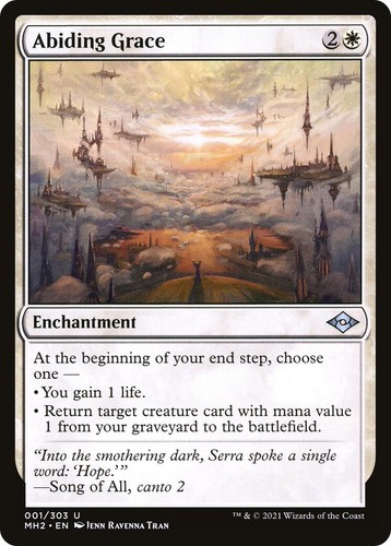 Abiding Grace 001/303 Modern Horizons 2 Uncommon MTG